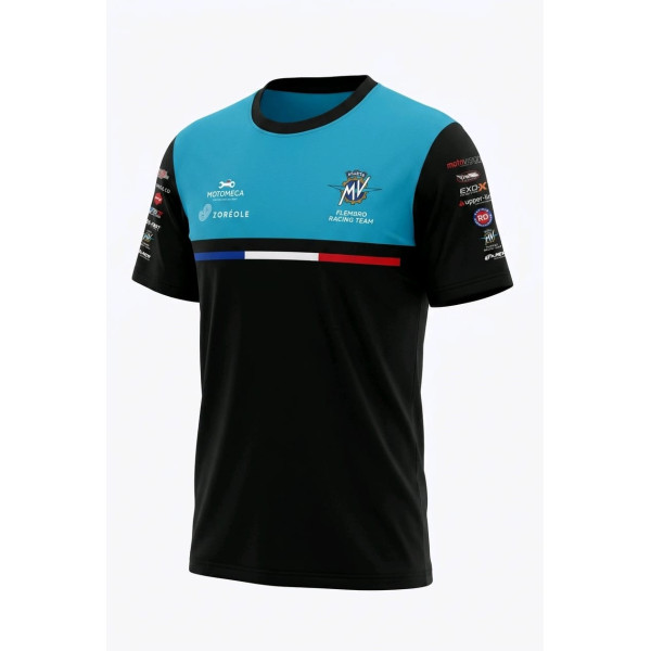 tshirt team flembbo bleu 2026
