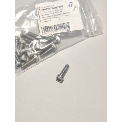 Vis tête cylindrique hexagonale M6x1 L20 pour MV Agusta