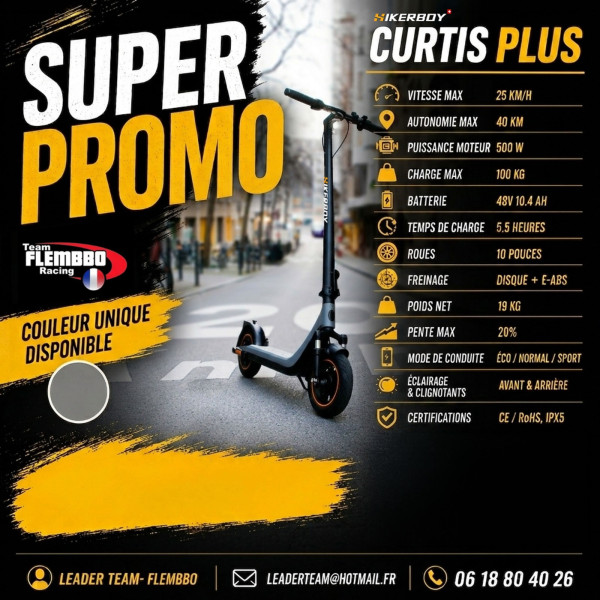 Trottinnette Hikerboy CURTIS Plus