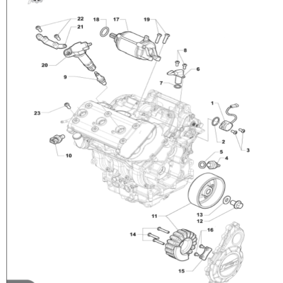 Générateur Shihlin pour MV Agusta - Pièce d'origine