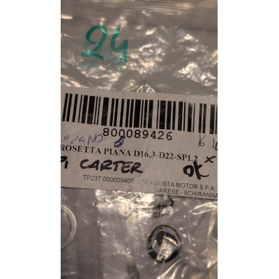 Rondelle plate 16,3x22x1,2 mm pour MV Agusta